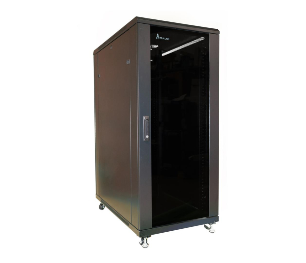 Extralink Szafa rack 27U 800x800mm czarna stojąca EX.14404 - 489497 - zdjęcie